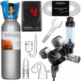 Aquario Exclusive 2.0 - CO2 set with solenoid valve and pH computer + 5l cylinder